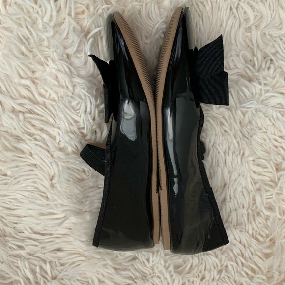 thee bron girls ballet flats mary jane black patent leather size 13 - Picture 3 of 8